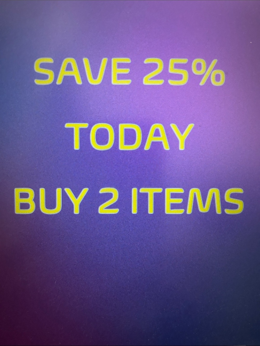 Pre-Holiday Savings!